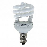 Лампа энергосберегающая HS-полуспираль 25W 4000K E27 10000h  Simple |  код. HS-T3-25-840-E27 |  EKF